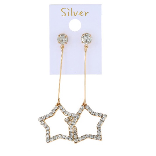 Dangle star earrings