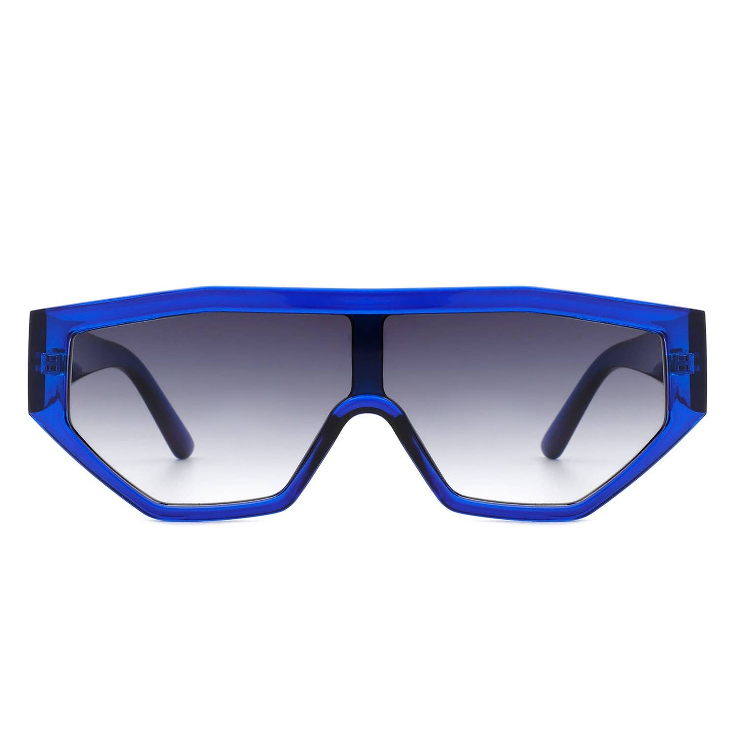 Geometric Square Oversize Futuristic Fashion Sunglasses