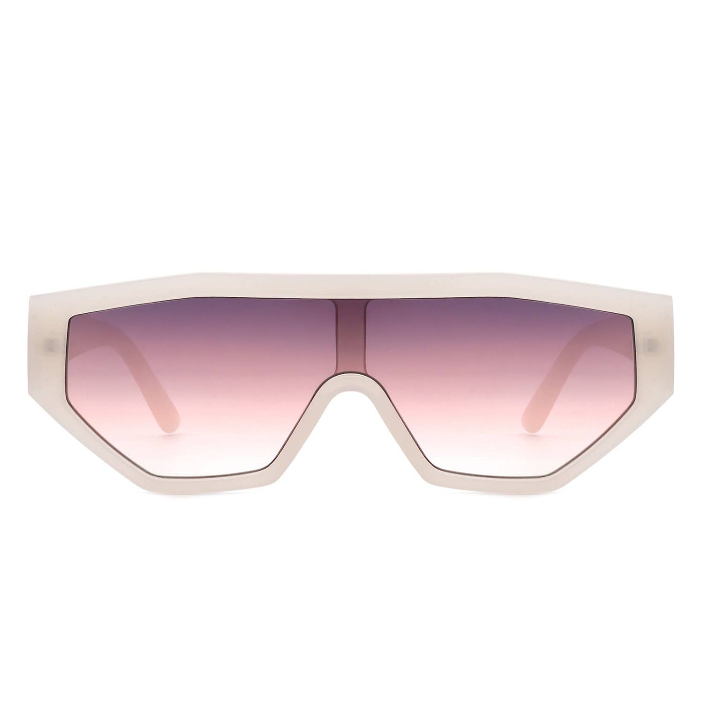 Geometric Square Oversize Futuristic Fashion Sunglasses