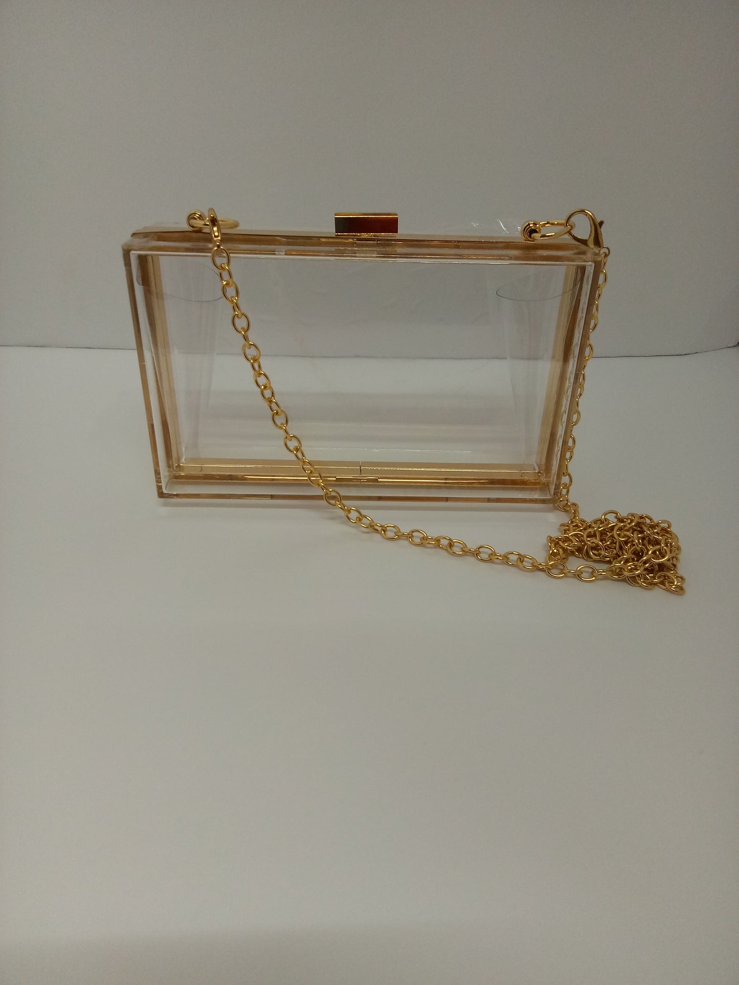 Acrylic square clutch