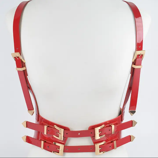 Multi buckle harness belt