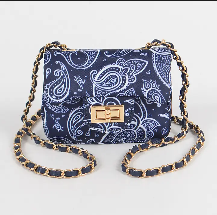 Bandana print crossbody bag