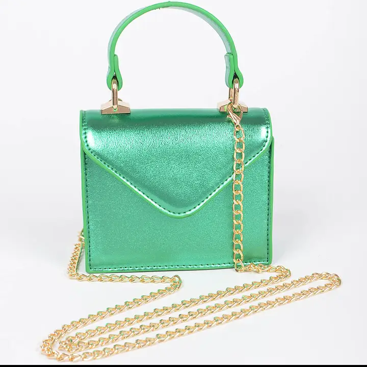 Metallic mini crossbody bag