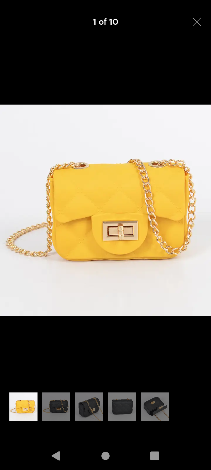 Matte color mini cross bag