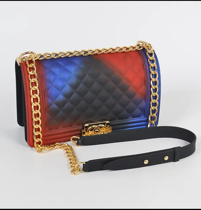 Square crossbody clutch