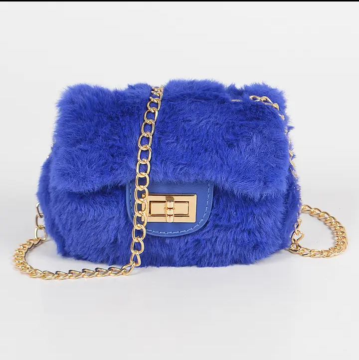 Faux fur bag