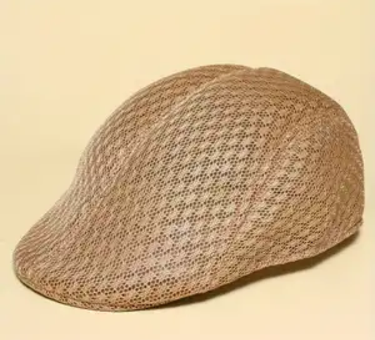 Mesh beret cap