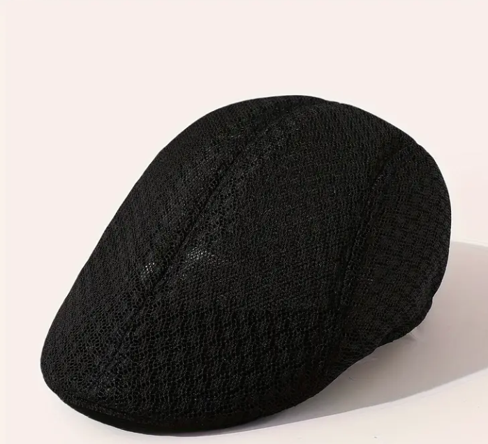 Mesh beret cap