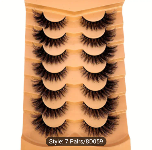 7 Pair strip lashes