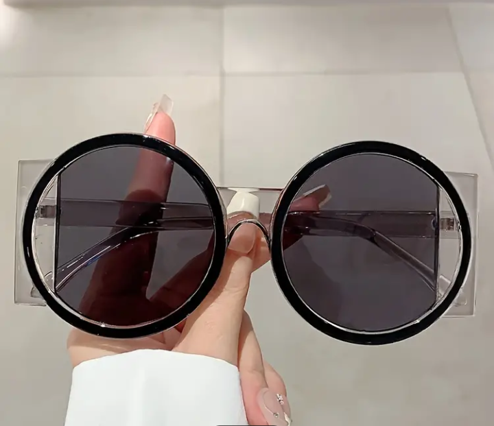 Large round fashion glasses