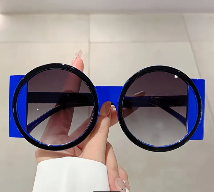 Large round fashion glasses