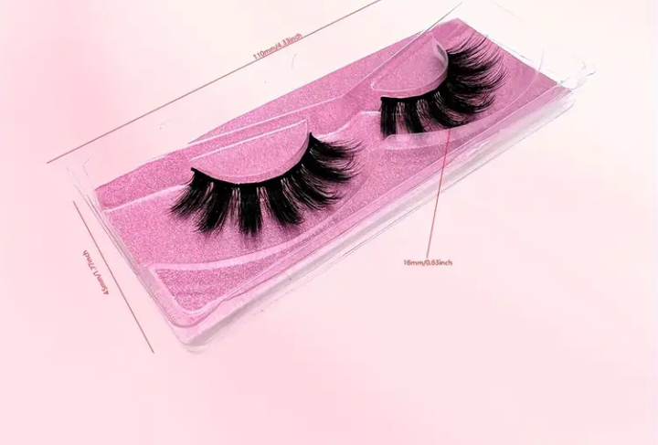 Single pair false strip lash