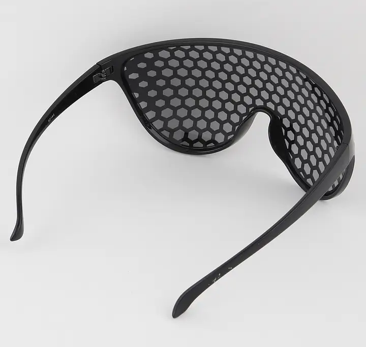 Honeycomb shield sunglasses