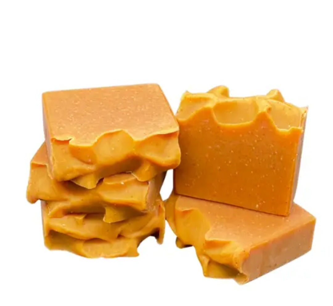 Carrot honey tumeric soap bar