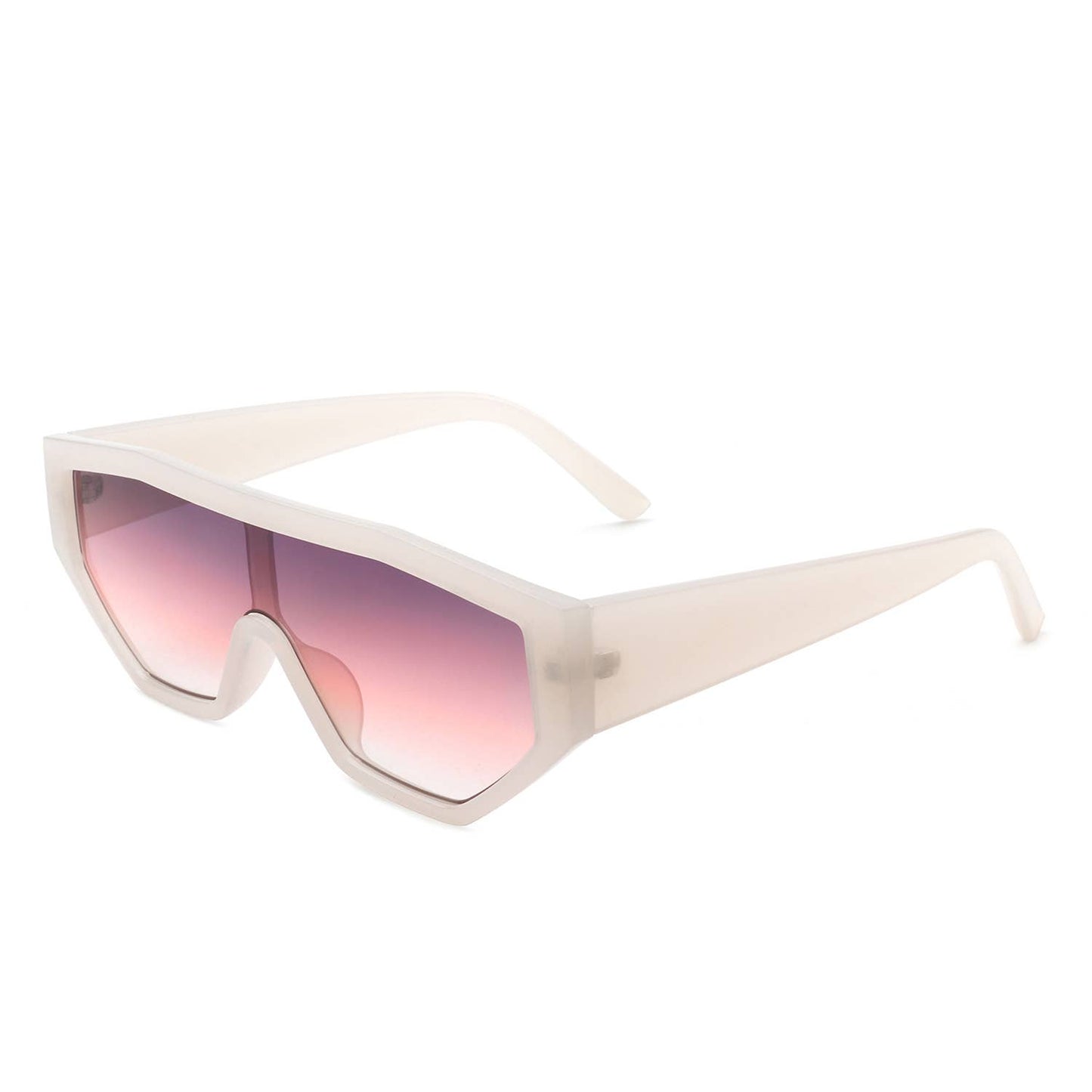 Geometric Square Oversize Futuristic Fashion Sunglasses