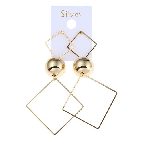 Square dangle earrings