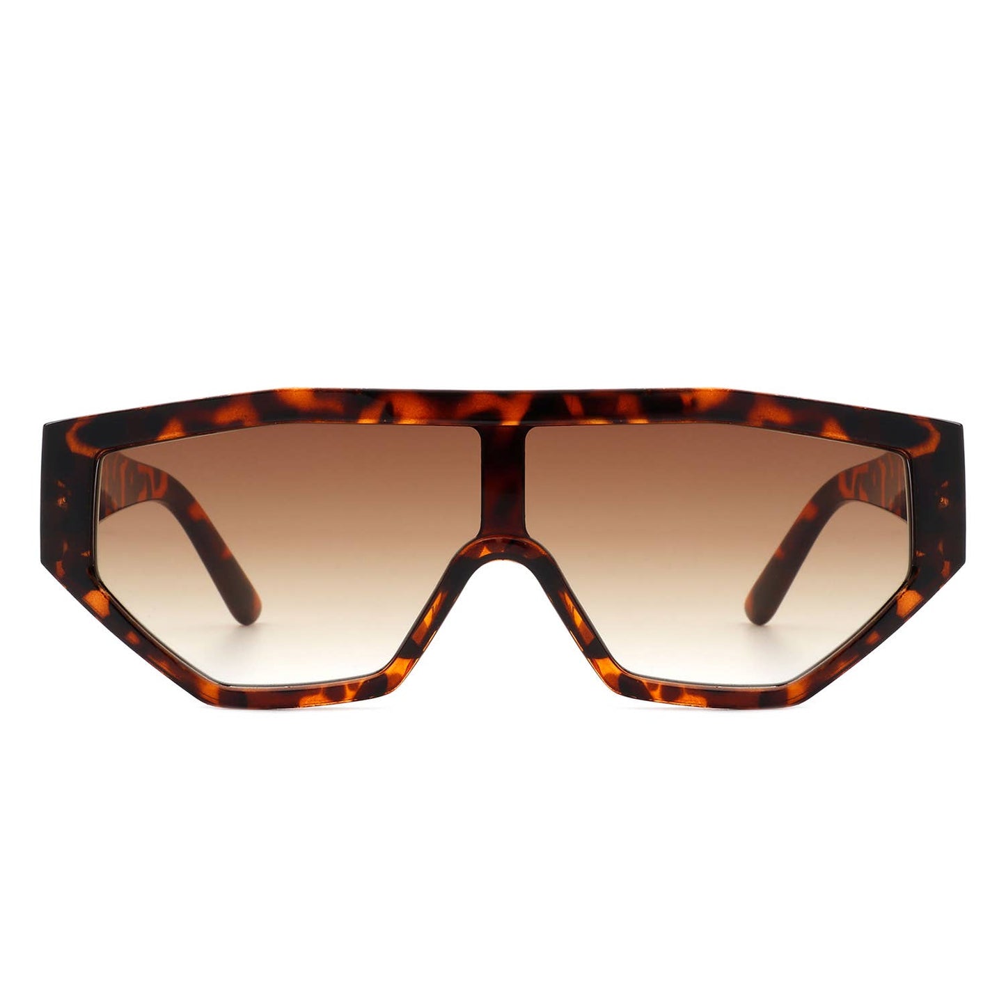 Geometric Square Oversize Futuristic Fashion Sunglasses