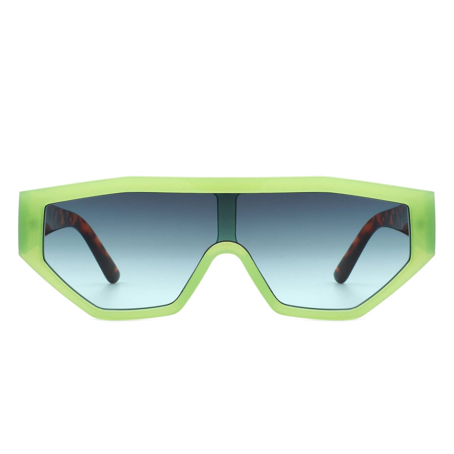 Geometric Square Oversize Futuristic Fashion Sunglasses